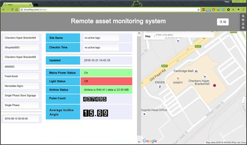 The asset monitoring platform