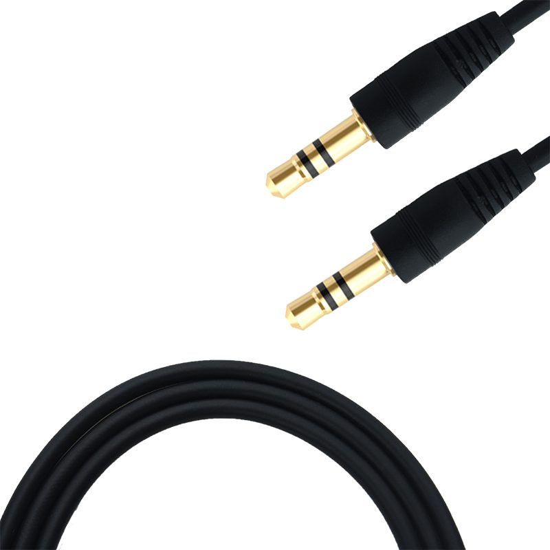 audio stereo auxiliary aux cable male to male jack custom length