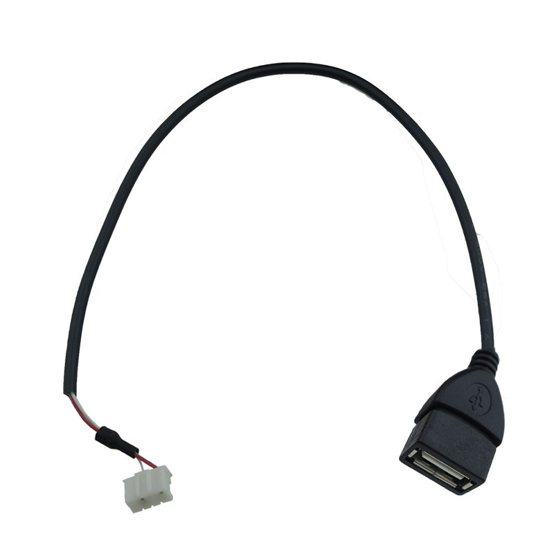 USB Female to JST XH 2-pin Connector Plug Male Power Supply Cable.